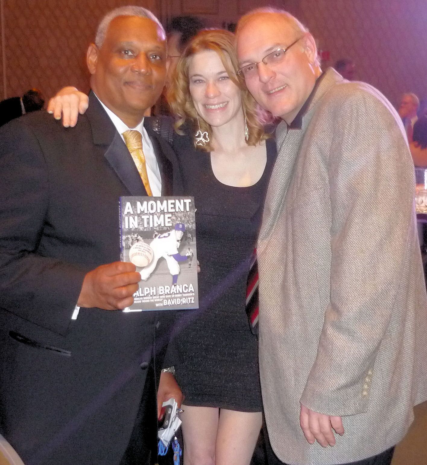 Mayor Clinton Young, Alicia Branca, Bill Branca