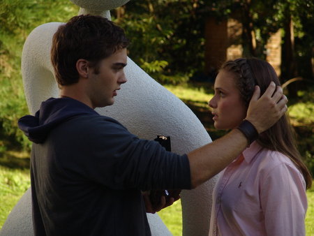 Leah Pipes and Drew Tyler Bell in Her Best Move (2007)