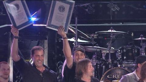 Getting the Guinness World Record for Creed in 2009