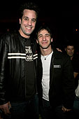 Daniel with Sully Erna of Godsmack at a 2005 Grammy Awards party