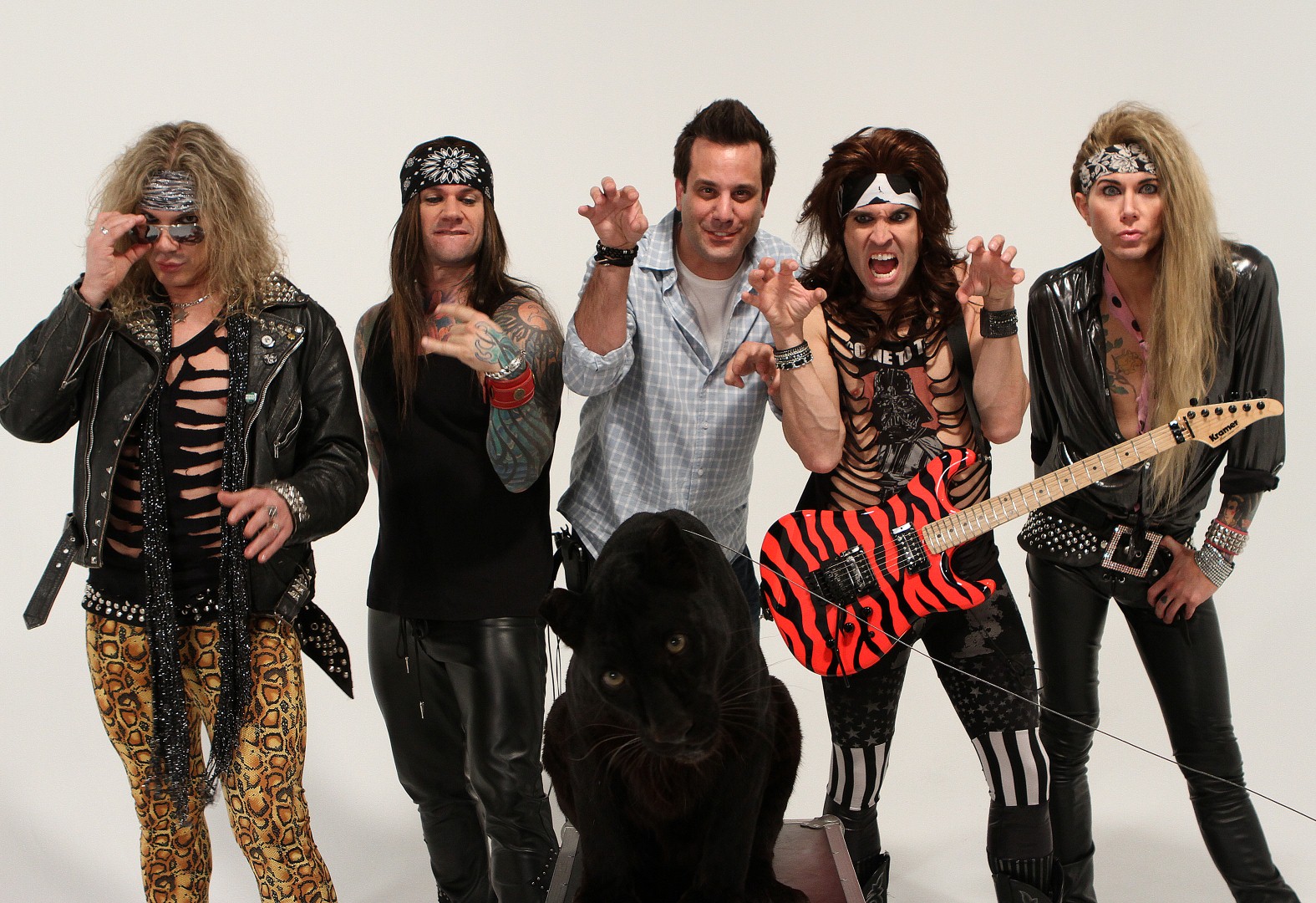 On Set with Steel Panther