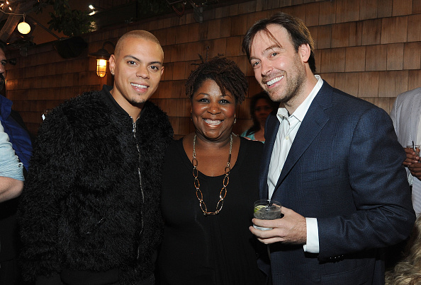 Evan Ross, Cleo King and Gabriel Cowan at the Just Before I Go Premiere.