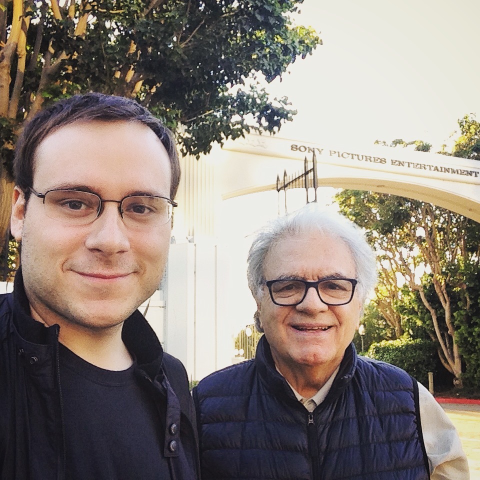 At Sony Pictures Studios for a private screening of Retina. Carlos Ferrer (Left) with Producer Gil Ferrer (Right)