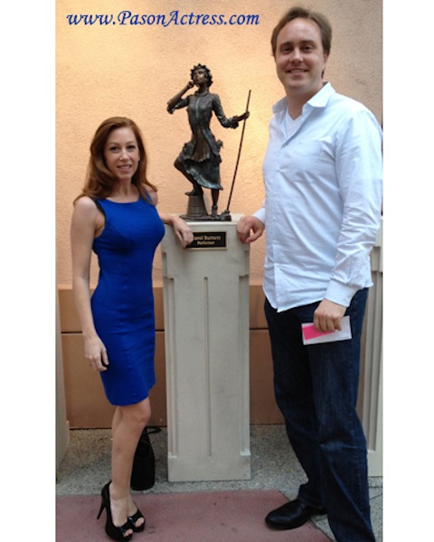 Pason, Carol Burnett statue, Lance Winkel 3D Artist Filmmaker at Character Animation Producers Show.