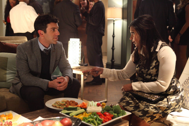 Still of B.J. Novak and Mindy Kaling in The Mindy Project (2012)