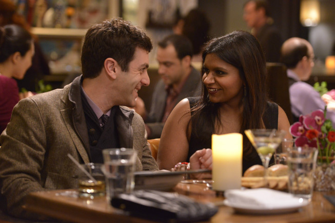 Still of B.J. Novak and Mindy Kaling in The Mindy Project (2012)