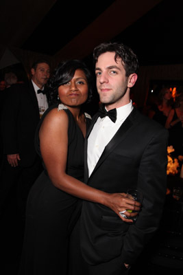 B.J. Novak and Mindy Kaling at event of The 66th Annual Golden Globe Awards (2009)