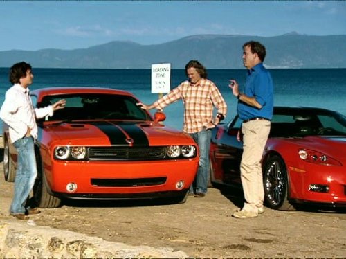 Still of Jeremy Clarkson, James May and Richard Hammond in Top Gear: Episode #12.2 (2008)