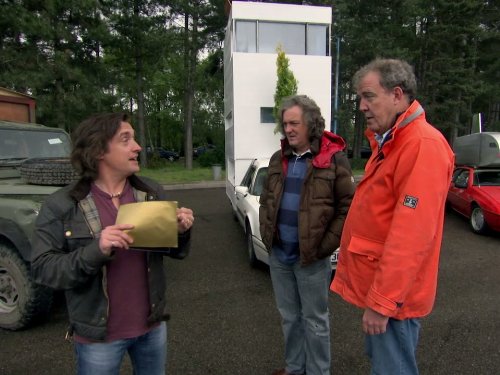 Still of Jeremy Clarkson, James May and Richard Hammond in Top Gear (2002)
