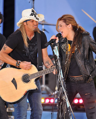 Bret Michaels and Miley Cyrus