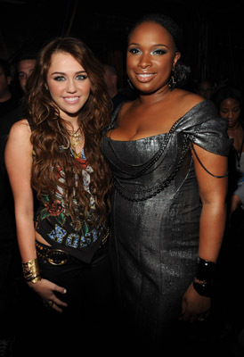 Miley Cyrus and Jennifer Hudson