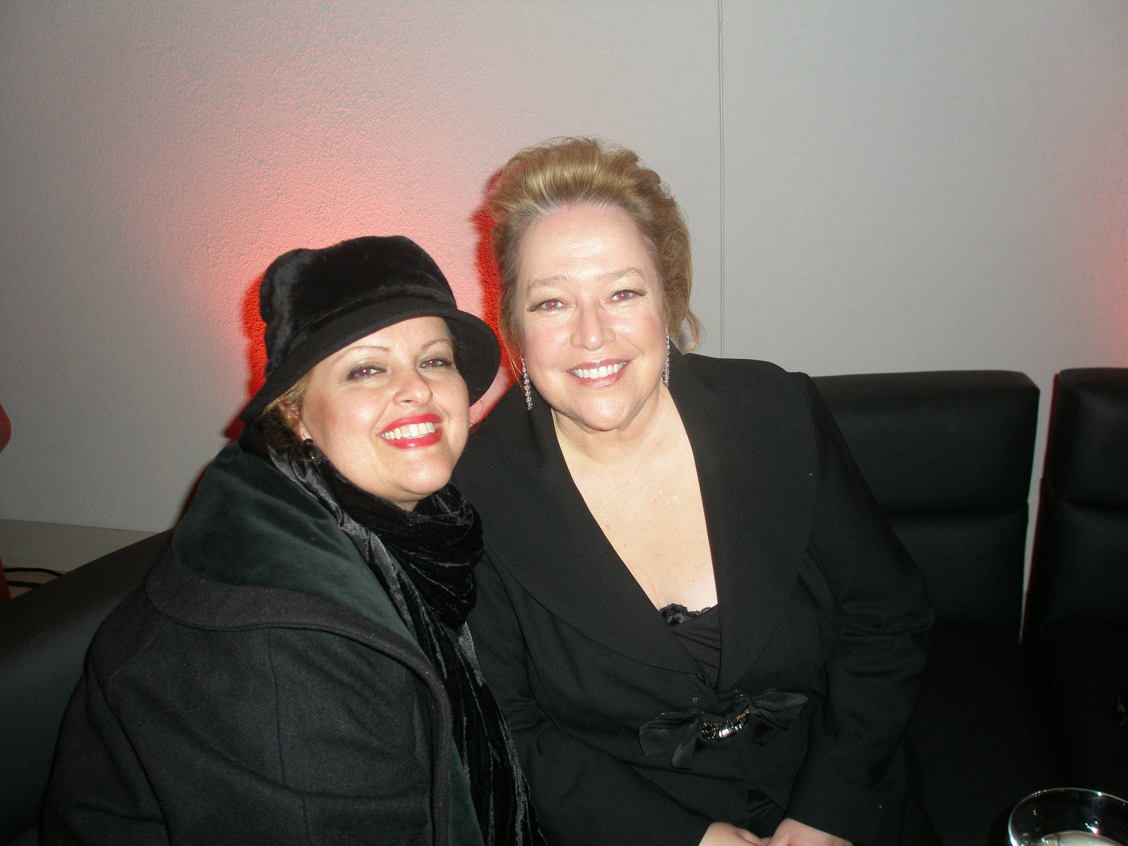 With Kathy Bates at Revolutionary Road Screening Party