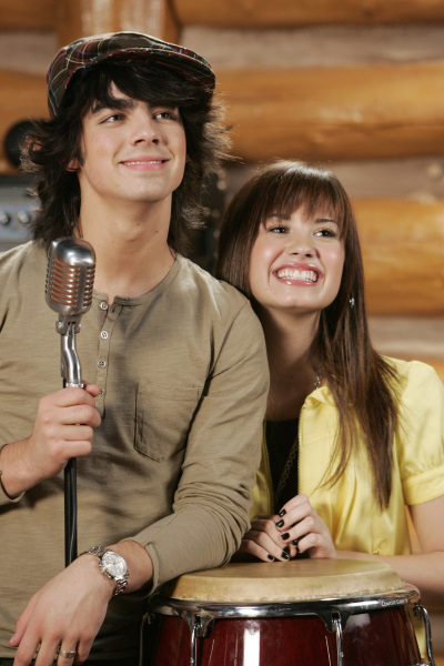 Still of Demi Lovato and Joe Jonas in Camp Rock (2008)