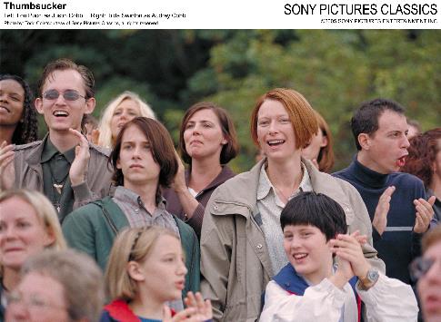 Still of Tilda Swinton, Lou Taylor Pucci and Chase Offerle in Thumbsucker (2005)