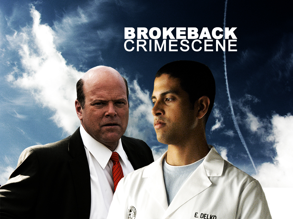 BROKEBACK CRIME SCENE Film POSTER: Variation #1