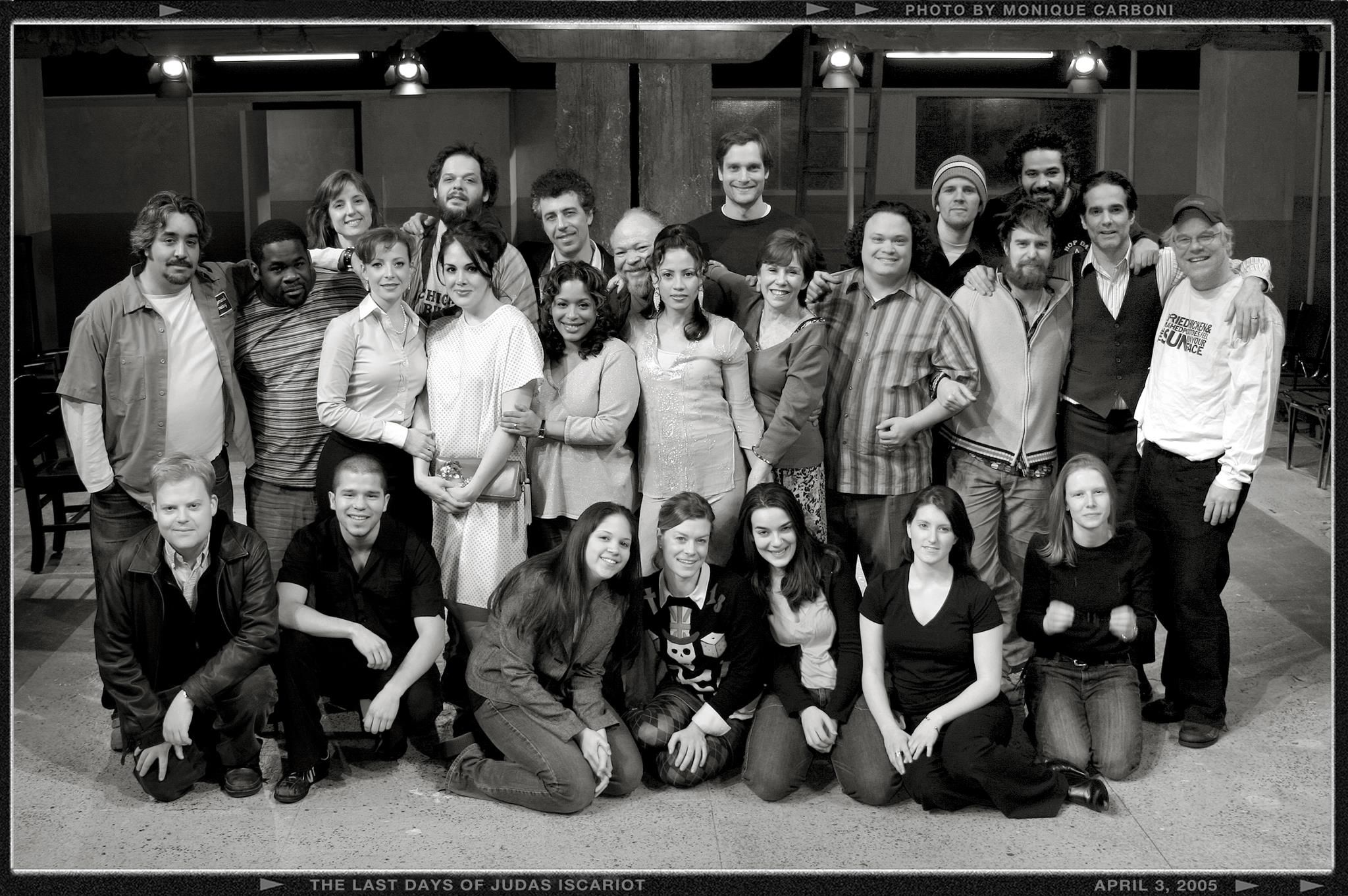 Labyrinth Theater Company- Cast of Last Days of Judas Iscariot. Public Theater, 2004