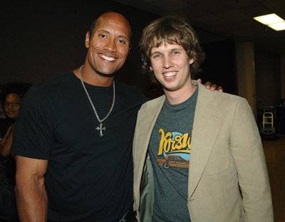 Dwayne Johnson and Jon Heder