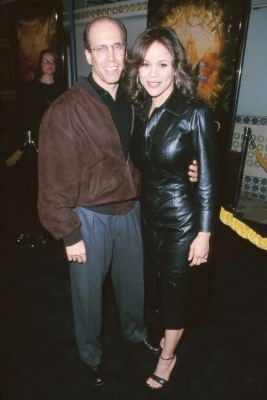Rosie Perez and Jeffrey Katzenberg at event of The Road to El Dorado (2000)