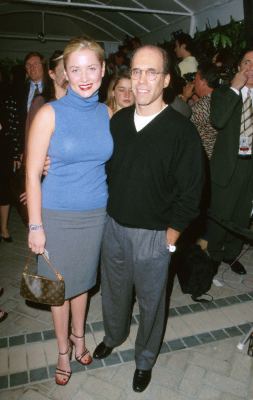 Jessica Capshaw and Jeffrey Katzenberg