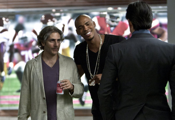 Still of Michael Imperioli and Mehcad Brooks in Necessary Roughness (2011)