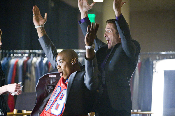 Still of Rob Estes and Mehcad Brooks in Necessary Roughness (2011)