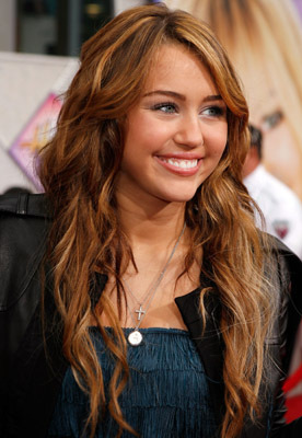 Miley Cyrus at event of Hana Montana: filmas (2009)