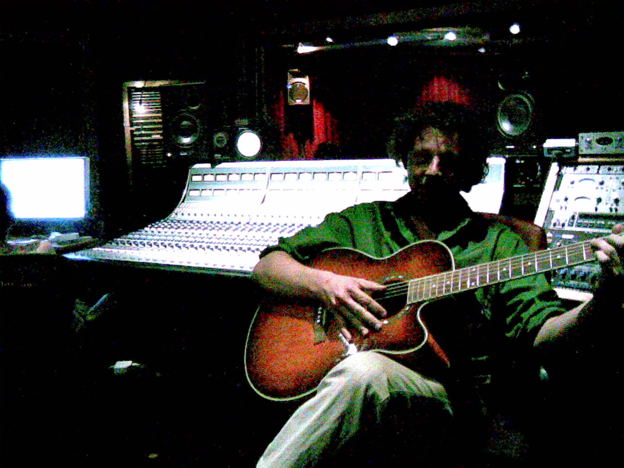 David Polcino at Bob Clearmountain Studios