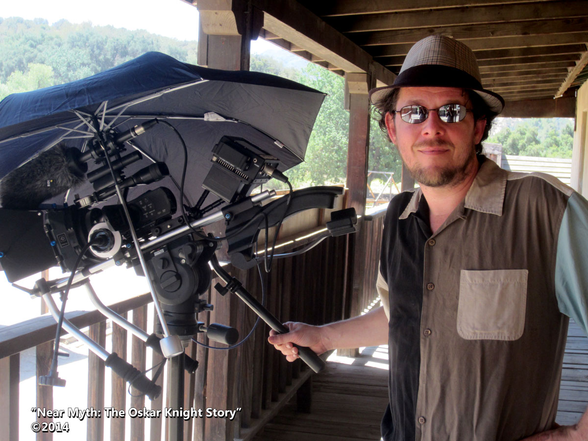 David Polcino shooting on Paramount Ranch