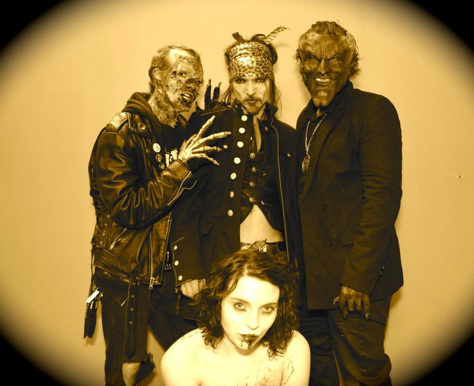 Eric & Zombie Troop from Conooga 2012 stage show; pictured with l-r, Dillon Bales, Jesse James Shorter and daughter Destiny Surreal a.k.a. Surrealia