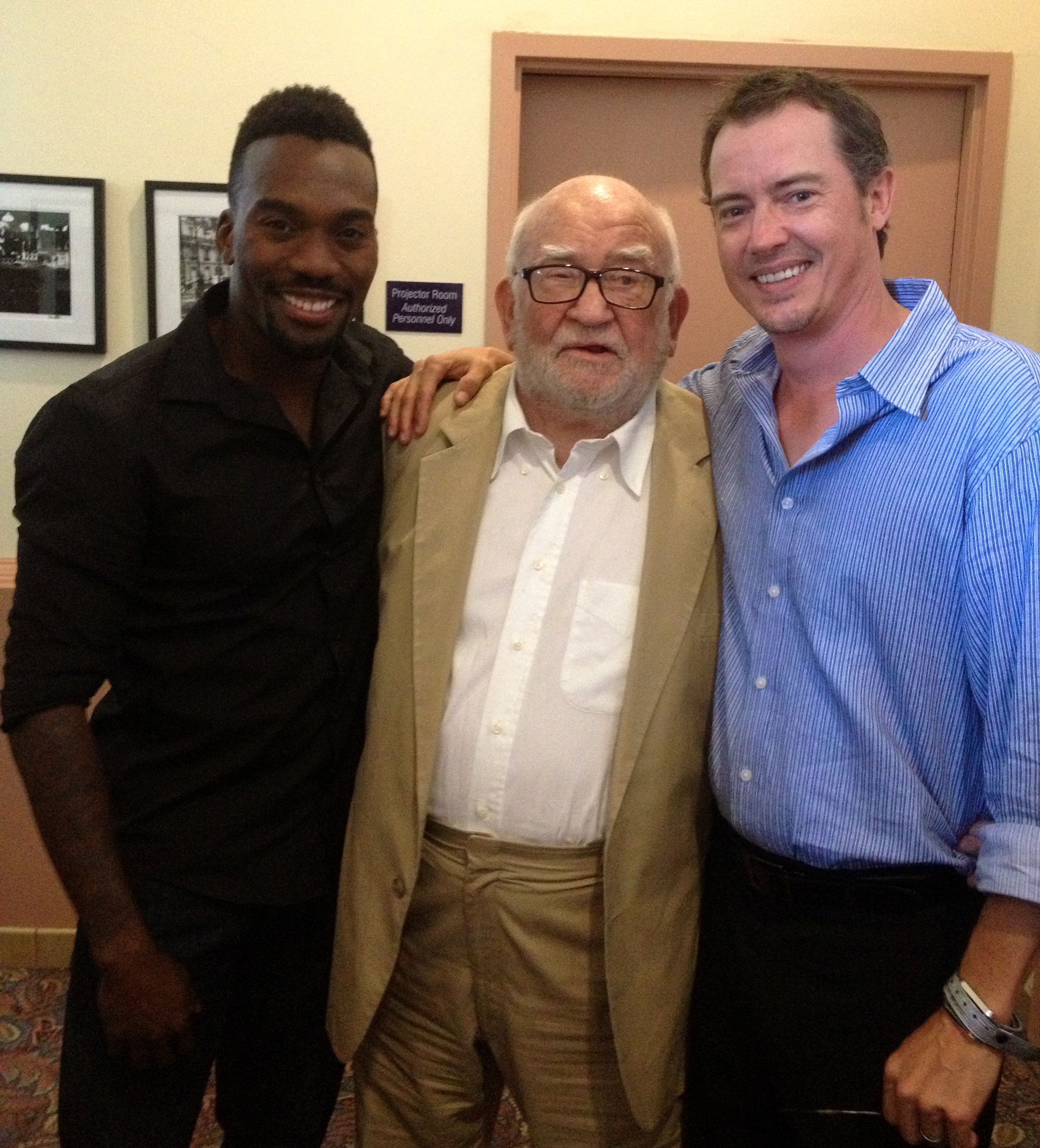 Tysen Knight, Ed Asner and Jason London at the AMFM Fest 2013