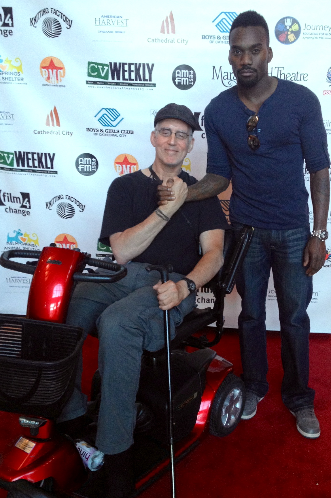 Tysen Knight and Robert Zuckerman (Photographer) at the AMFM Fest 2013