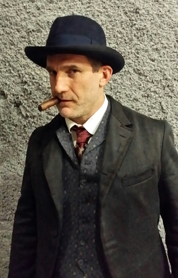 Pat Walsh on the set of the Knick the new Steven Soderbergh series
