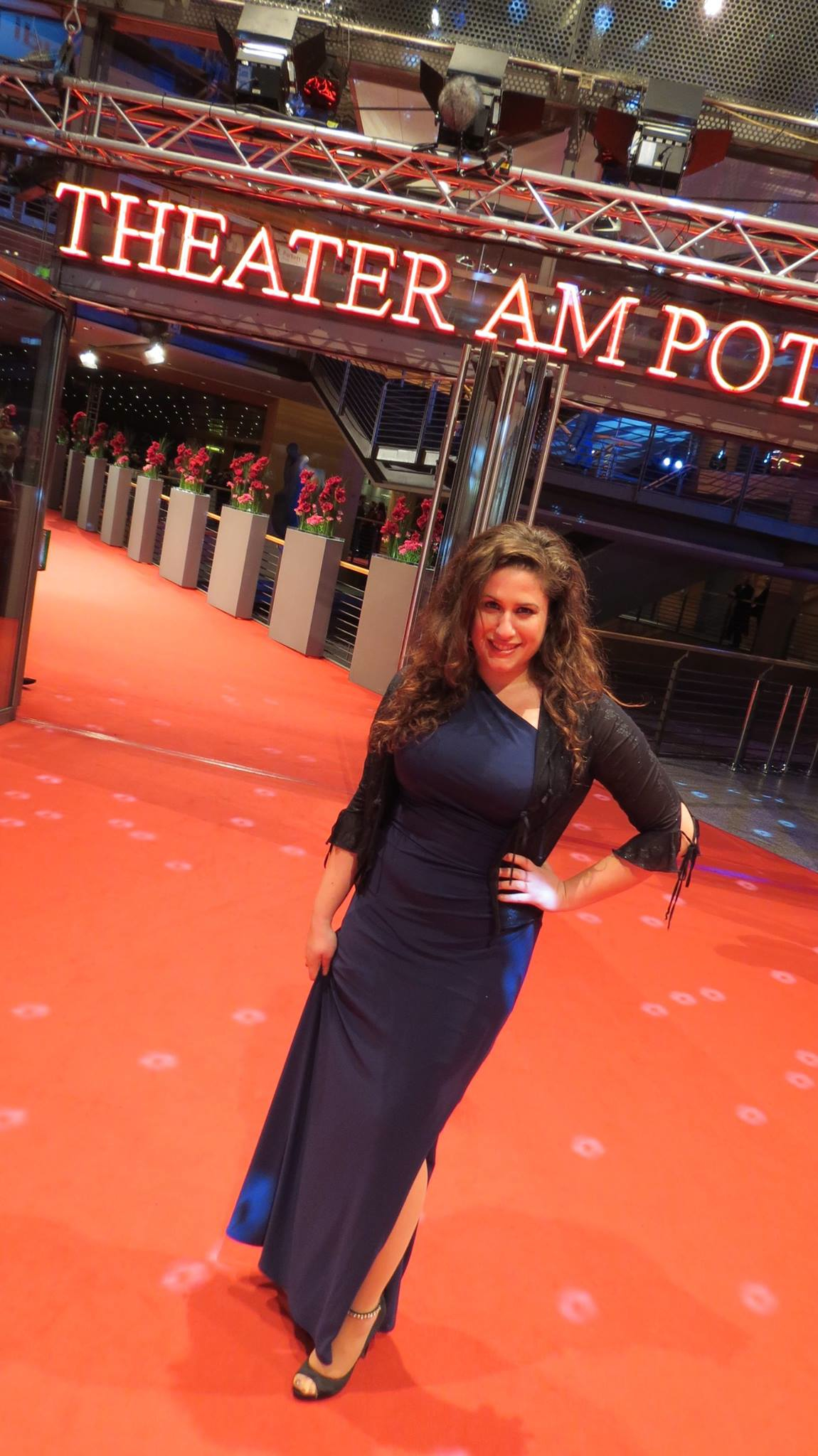 Photo of: Sara Zommorodi at the Berlin International Film Festival 2014.