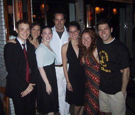 MacLeod Andrews and fellow cast members of the Off-Broadway production, Politics of Passion: The Plays of Anthony Minghella