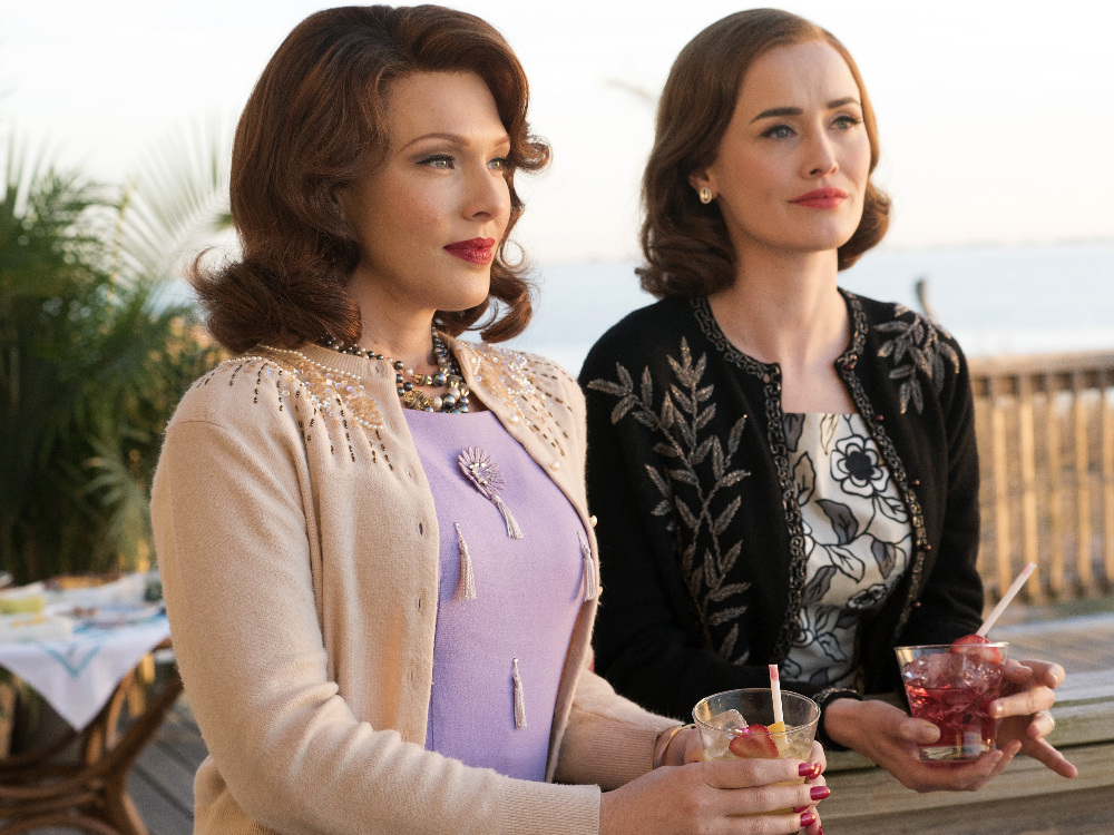 Still of Dominique McElligott and Erin Cummings in The Astronaut Wives Club (2015)