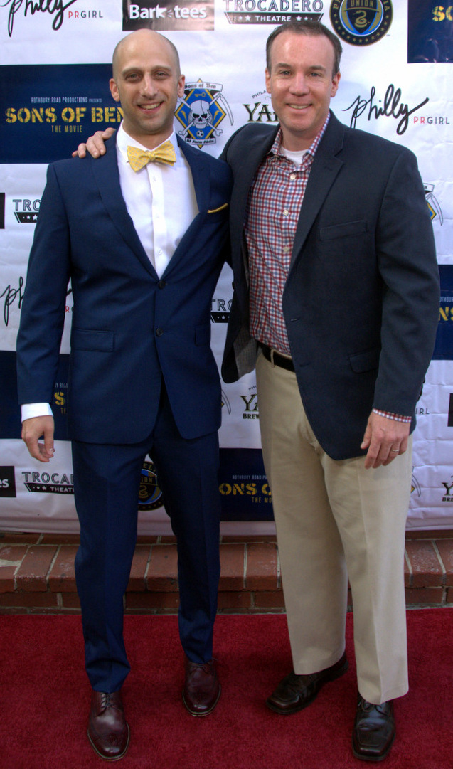 Director Jeffrey C. Bell and Producer Mike Dieffenbach at the premiere of Sons of Ben: The Movie