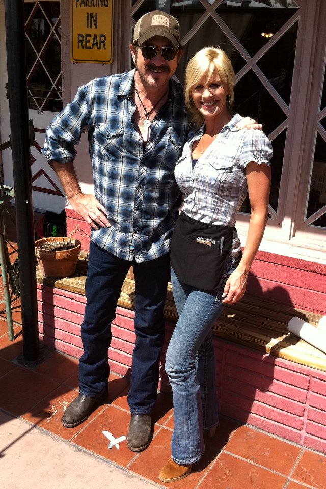 with Kix Brooks on set of NEW TO THIS TOWN