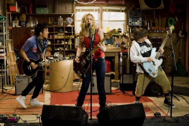 Still of Aly Michalka and Tim Jo in Bandslam (2009)