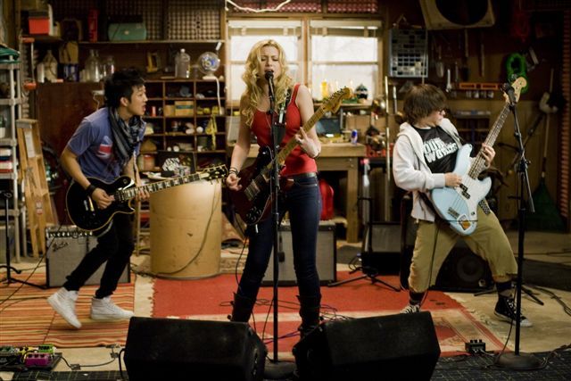 Still of Aly Michalka, Charlie Saxton and Tim Jo in Bandslam (2009)