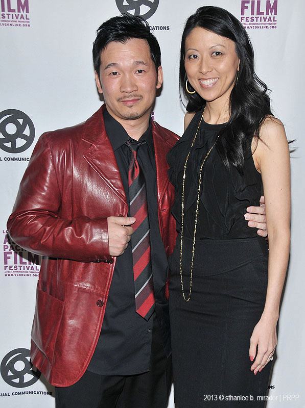 Eddie Mui and Shireen Mui - at the Los Angeles premiere of 