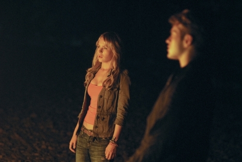 Still of Britt Robertson and Louis Hunter in The Secret Circle (2011)