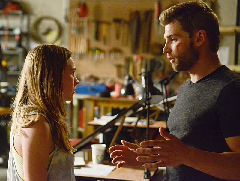 Still of Mike Vogel and Britt Robertson in Under the Dome (2013)