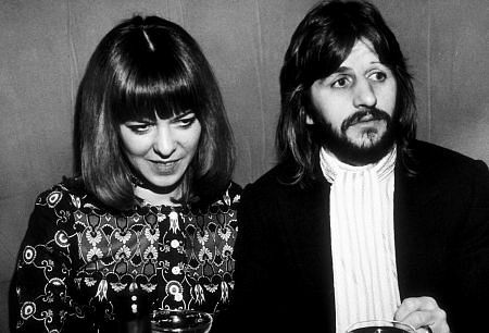 Ringo Starr and wife Maureen, circa 1970
