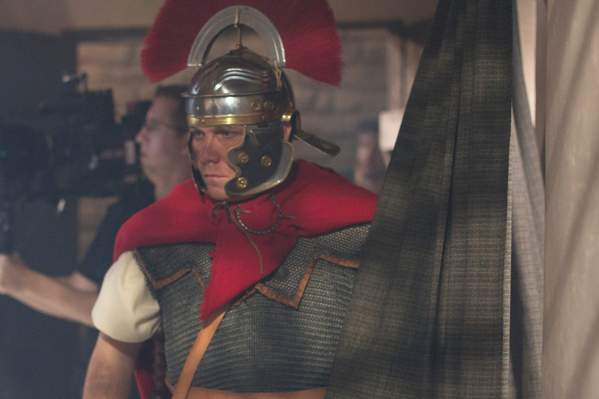 Ryan-Iver Klann as Maximus in 'Polycarp: Destroyer of Gods'.