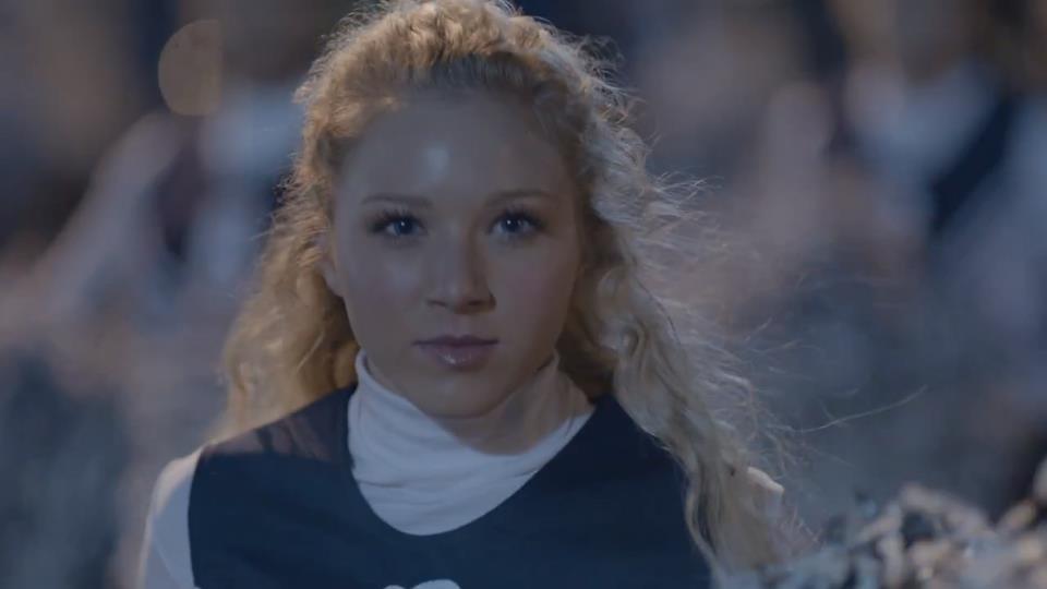 Still of Brittany Oaks featured in National Adidas commercial