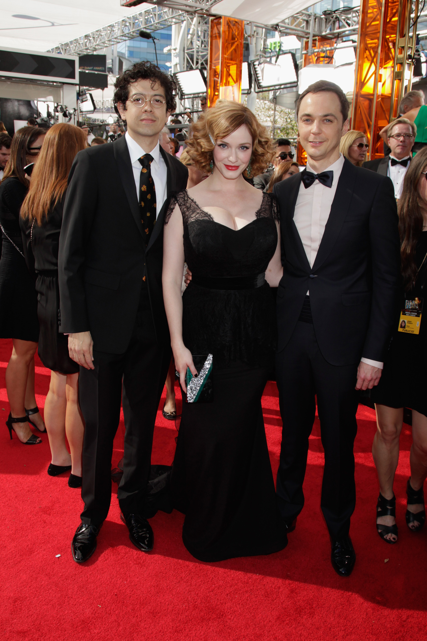 Geoffrey Arend, Christina Hendricks and Jim Parsons