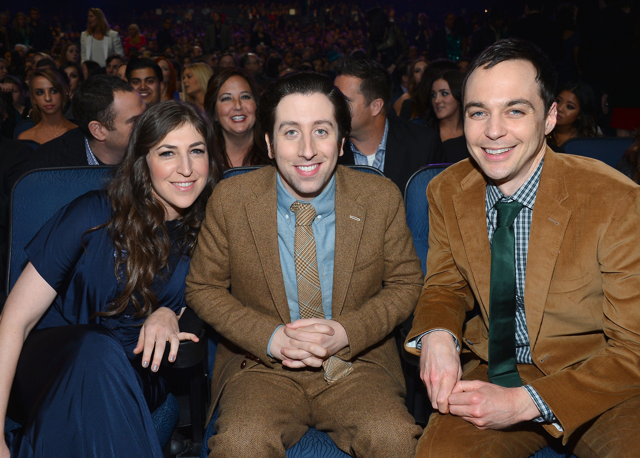 Mayim Bialik, Simon Helberg and Jim Parsons at event of The 39th Annual People's Choice Awards (2013)