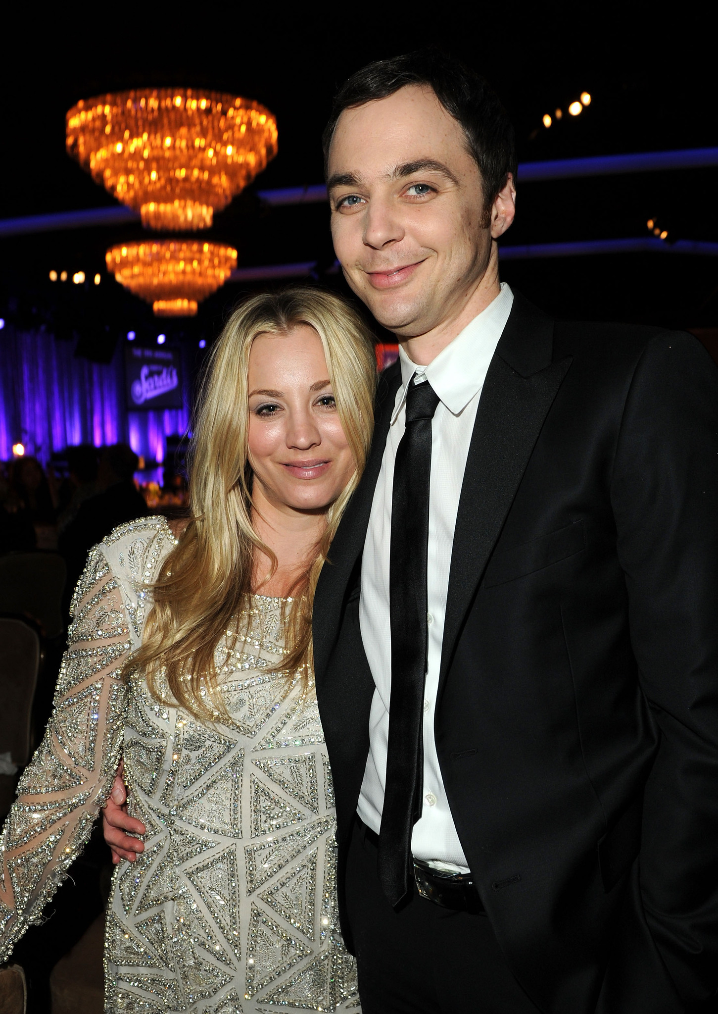 Kaley Cuoco and Jim Parsons