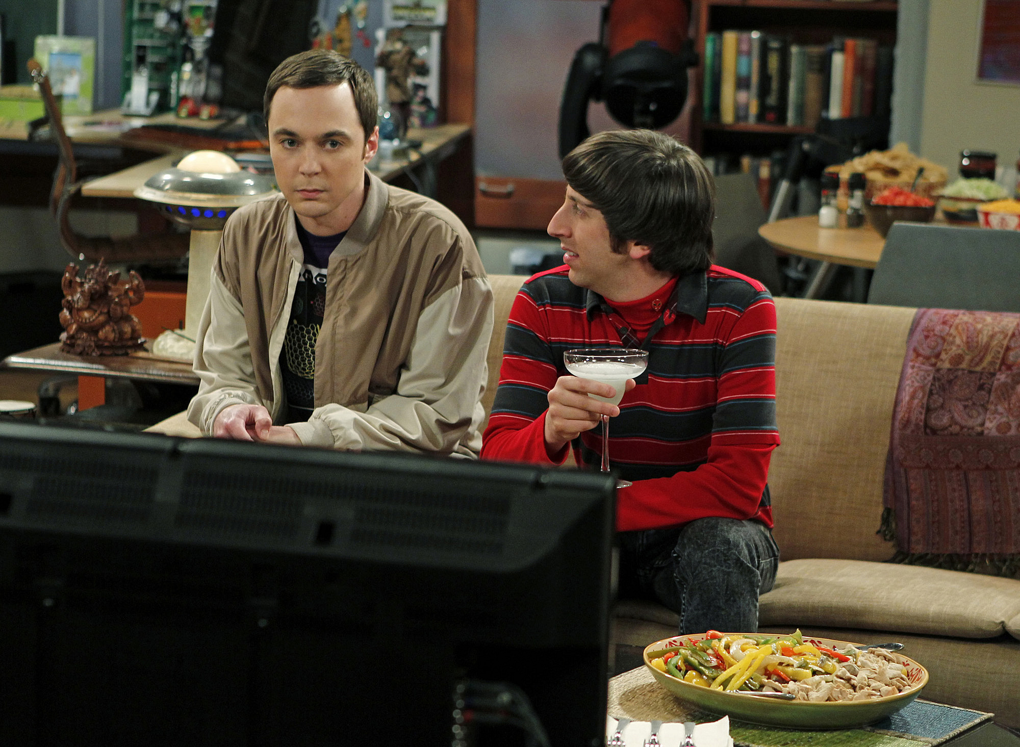 Still of Simon Helberg and Jim Parsons in Didziojo sprogimo teorija (2007)