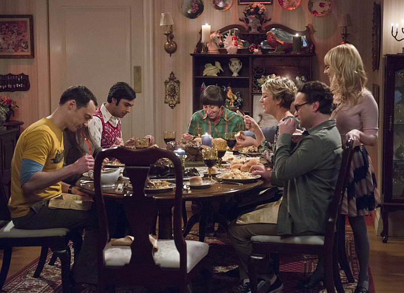 Still of Kaley Cuoco, Johnny Galecki, Simon Helberg, Jim Parsons, Melissa Rauch and Kunal Nayyar in Didziojo sprogimo teorija (2007)